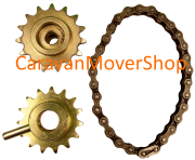 Truma 60010-30400, 60010-04000, 60010-01200  Zahnrad  Antriebsrolle (Gebraucht)<BR>für Carver 